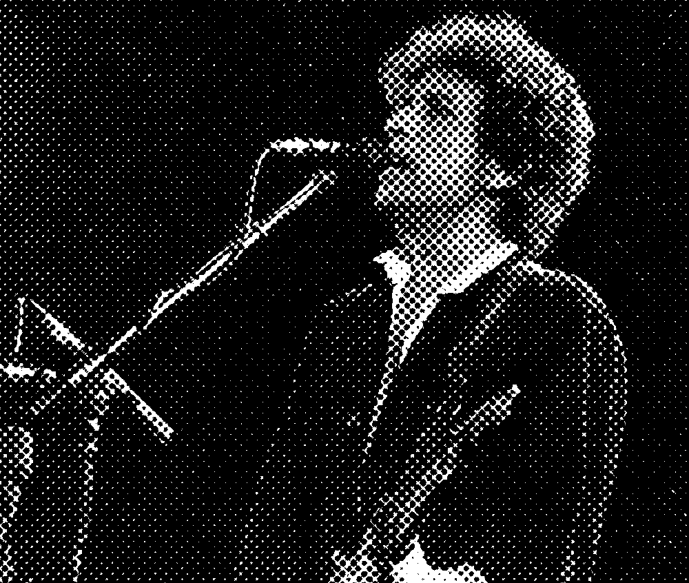 Bob Dylan performing live